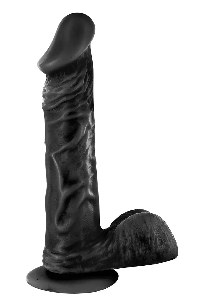 Фаллоимитатор на присоске Real Body Real Bruce Black, 23х4.2 см - фото 2
