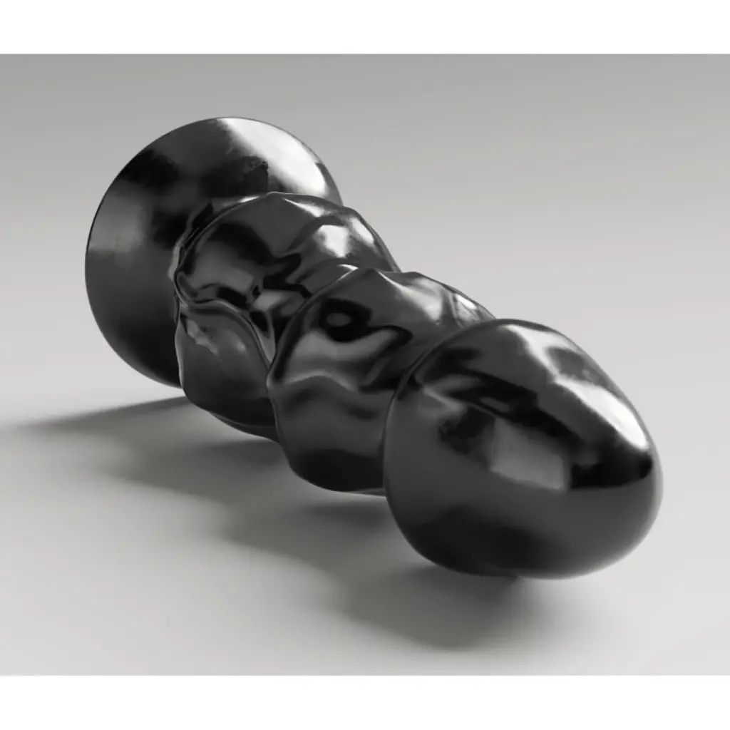 Анальна пробка All Black Steroid ABS22 Shuttlecock 24 см (чорний) - фото 2