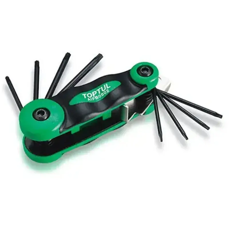 Ключ Toptul шестигранний складаний TORX T6-T25 (AIFB0802)