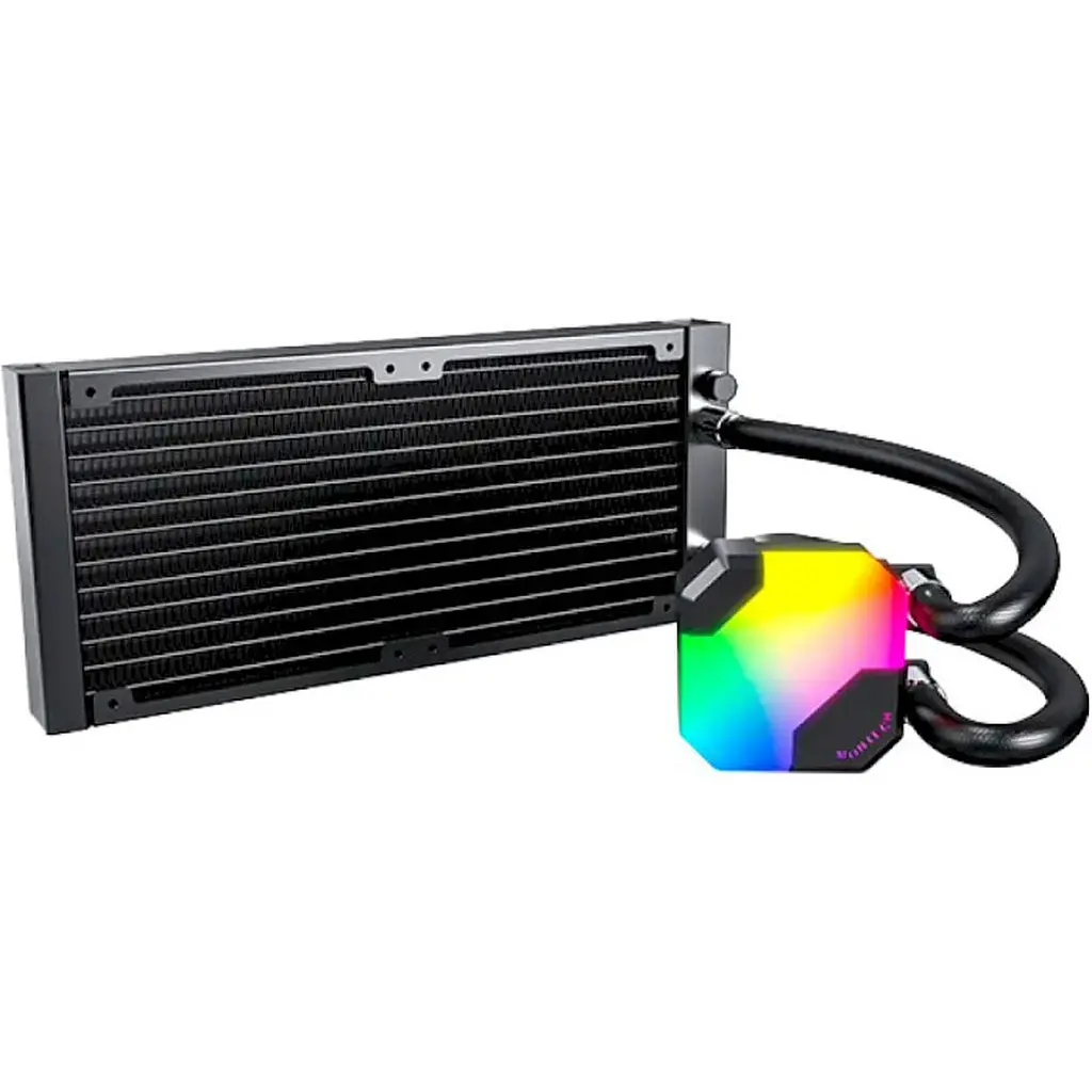 Система водяного охлаждения MONTECH HyperFlow ARGB 240 Black [151298] - фото 4