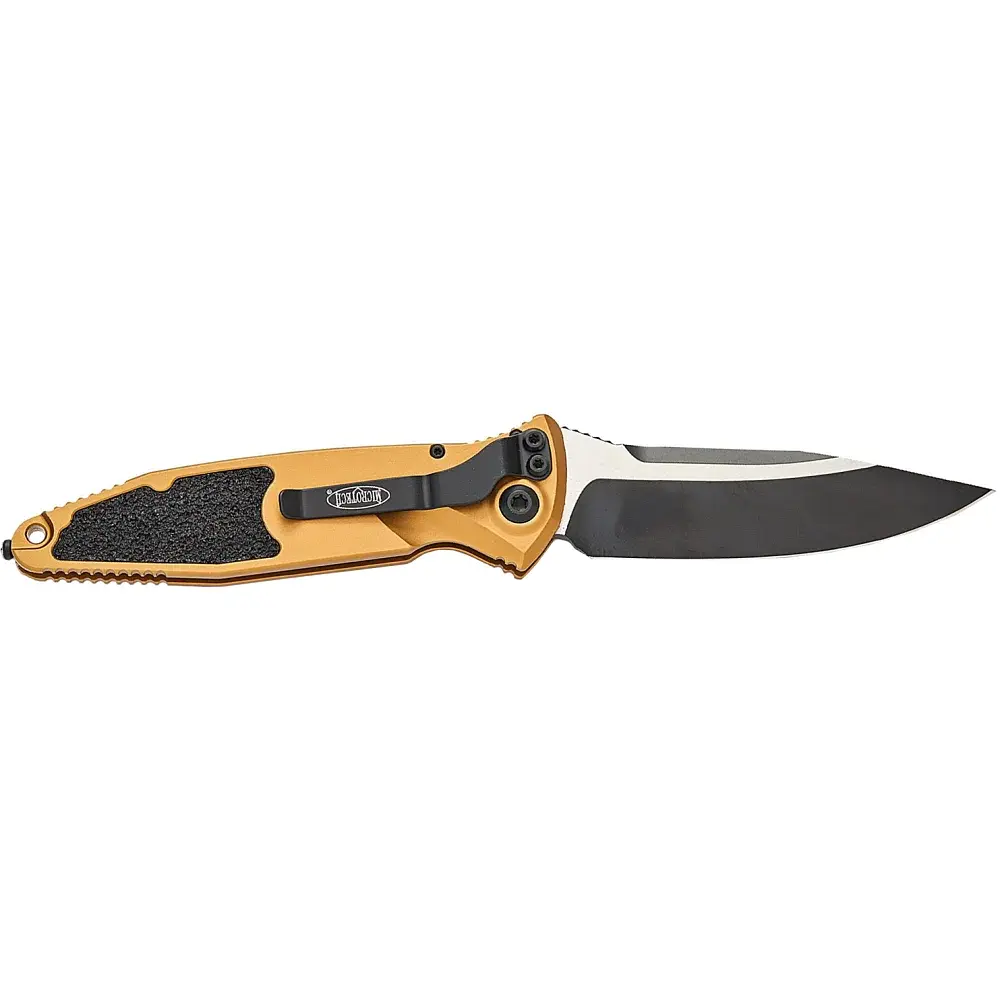 Нож Microtech Socom Elite Auto Drop Point Black Blade Tan - фото 2