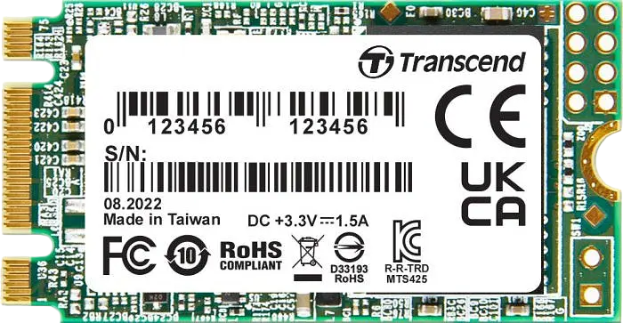 SSD M.2 накопичувач Transcend MTS425S 250GB (TS250GMTS425S) - фото 2