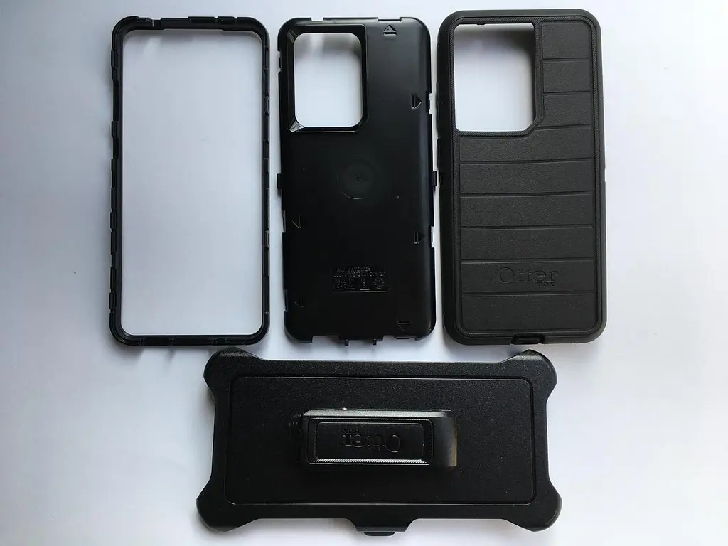 Чохол протиударний із кліпсою-підставкою OtterBox Defender Series Pro 77-64233 для Samsung Galaxy S20 Ultra Black - фото 7