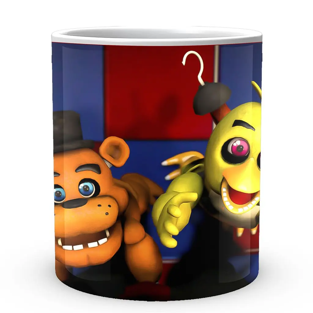 Кухоль GeekLand Five Nights At Freddys П'ять ночей з Фредді Четверо аніматорів FN.02.388 330 мл білий - фото 2