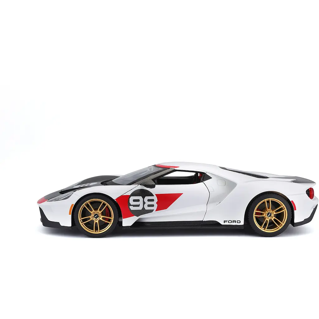 Ігрова автомодель Maisto 2021 Ford GT Heritage 1:18 (31390 white) - фото 5
