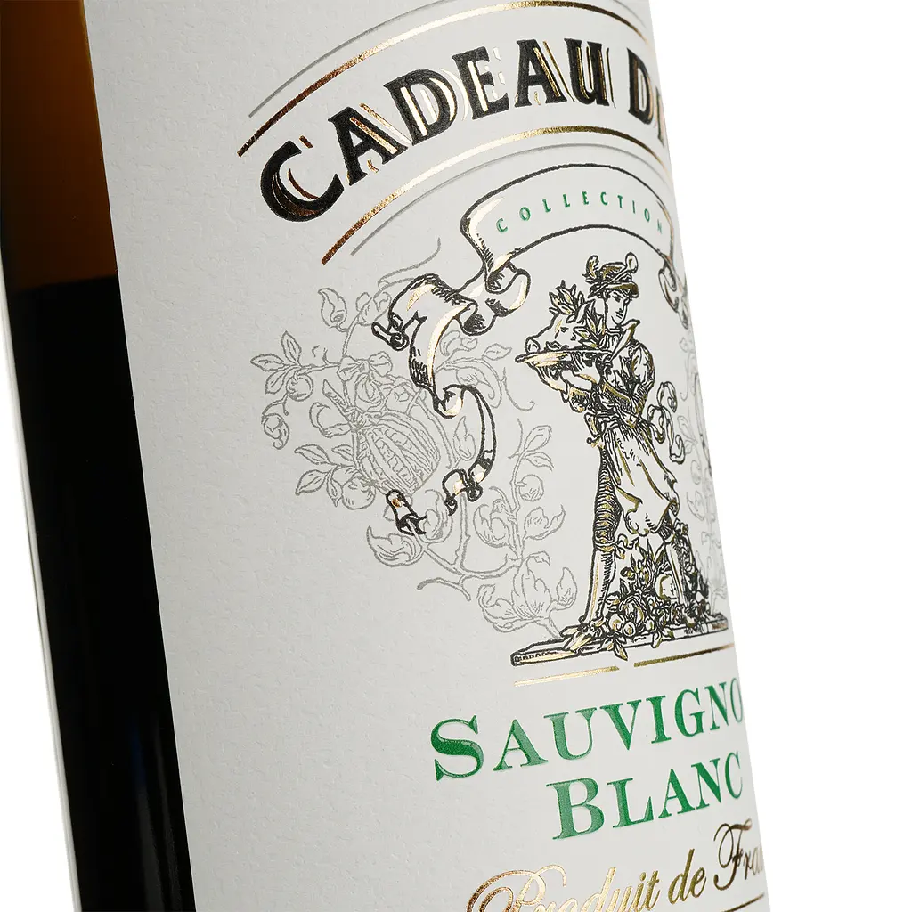 Вино Cadeau Divin Sauvignon Blanc IGP Atlantique белое сухое 0.75 л - фото 3