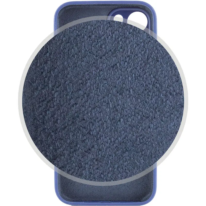 Чохол Silicone Case Full Camera Protective AA для Apple iPhone 13 6.1" Синій / Deep navy - фото 3
