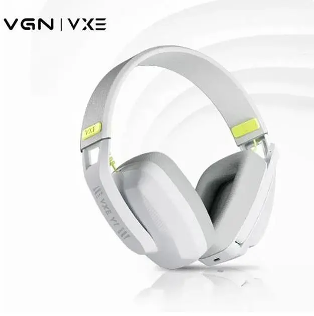 Игровые беспроводные наушники VGN VXE Siren V1 / Два режима подключения / White - фото 2