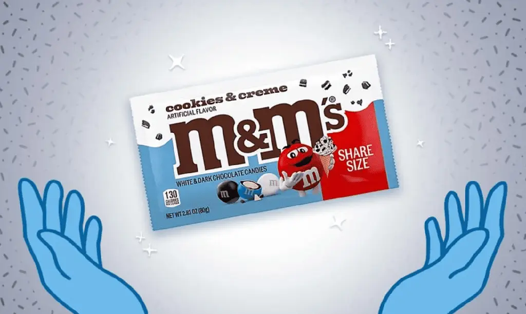 Драже M&M's Cookies & Creme White & Dark Chocolate 80.2г - фото 5