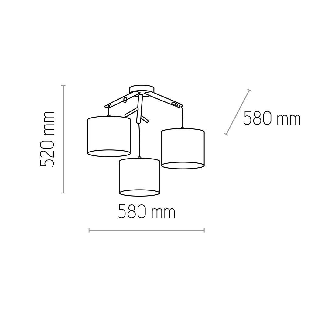 Люстра TK Lighting ALBERO 6553 - фото 3