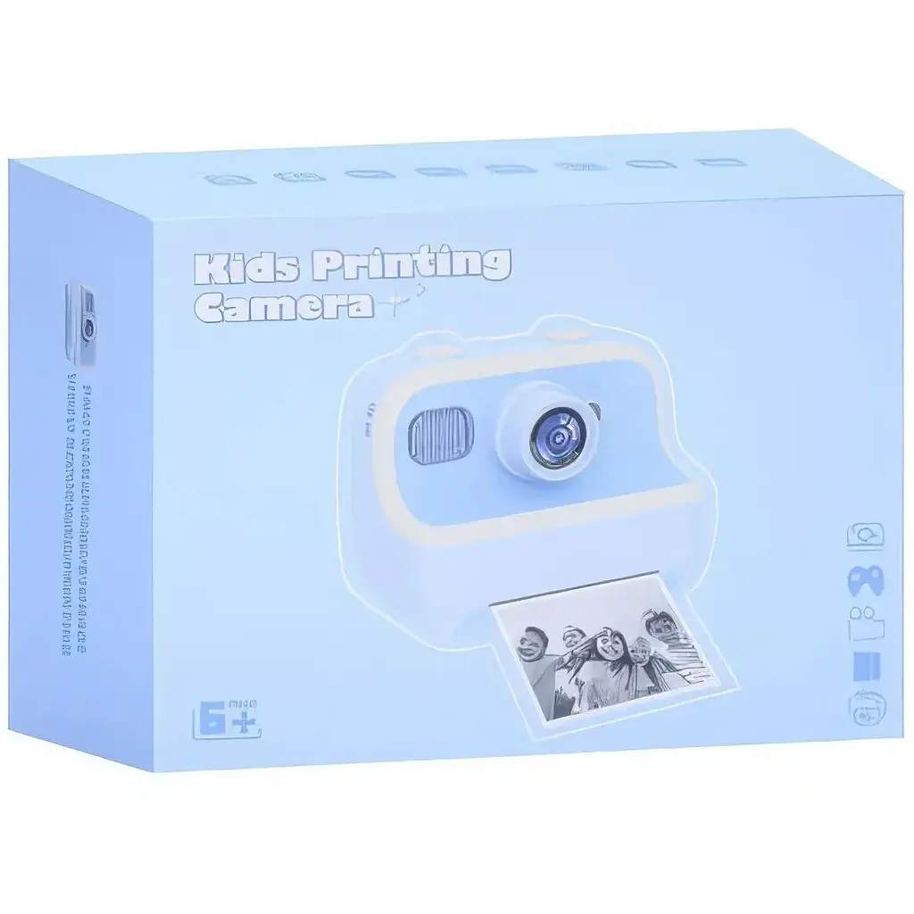 Дитячий фотоапарат Print Camera M8 з 2 камерами та функцією моментального друку фото - фото 7