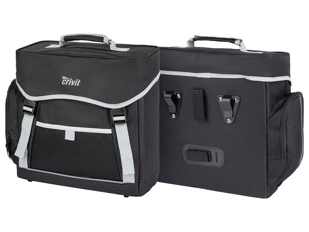 Велосумка з дощовиком Crivit 17L IAN374191 Чорна - фото 2
