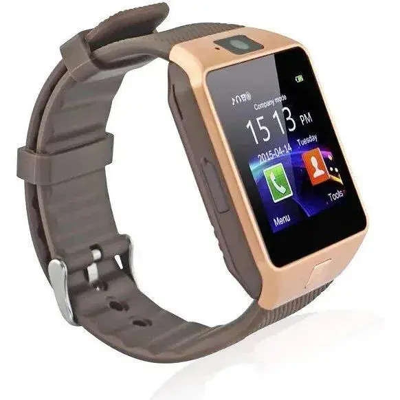 Розумний годинник Smart Watch DZ09 з крокоміром Brown (sw012-hbr) - фото 2