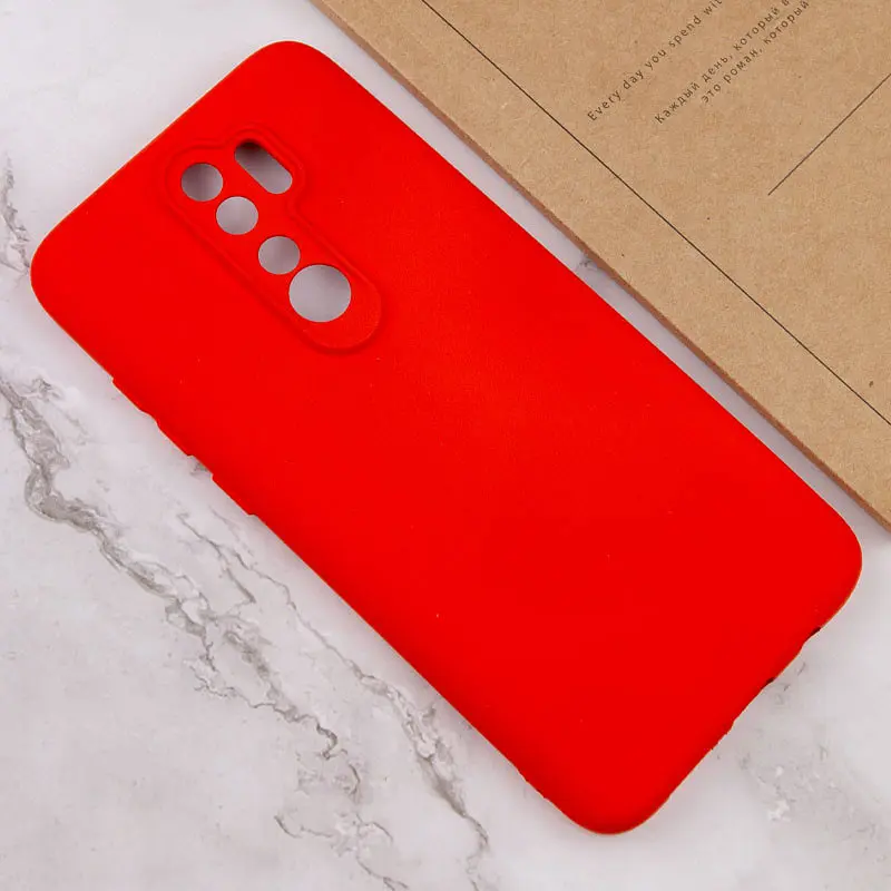Чохол Silicone Cover Lakshmi Full Camera A для Xiaomi Redmi 9 Червоний / Red - фото 4