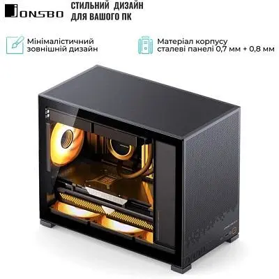 Корпус для ПК Jonsbo (D32 STD Black) - фото 6