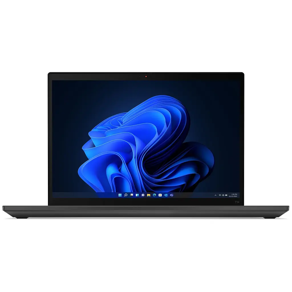 Ноутбук Lenovo ThinkPad T14 Gen 4 (AMD), 14 WUXGA 1920x1200 IPS 500nits Touchscreen, AMD Ryzen 5 PRO 7540U 6- core, 16GB DDR5, 512 GB SSD m2 PCIe, AMD Radeon 740M, Windows 11 Pro, корпус з вуглецевого волокна 1, 35 кг. Чорний - фото 2