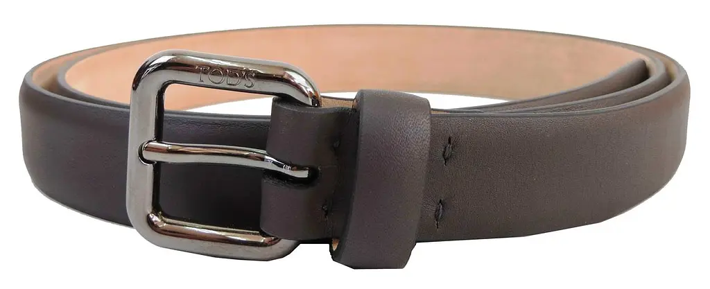 Ремінь жіночий Tod's 85-106 см 2.5 см шкіра Сірий - фото 2