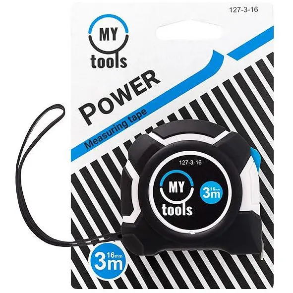 Рулетка измерительная My Tools Power 3 м х 16 мм (127-3-16) - фото 2
