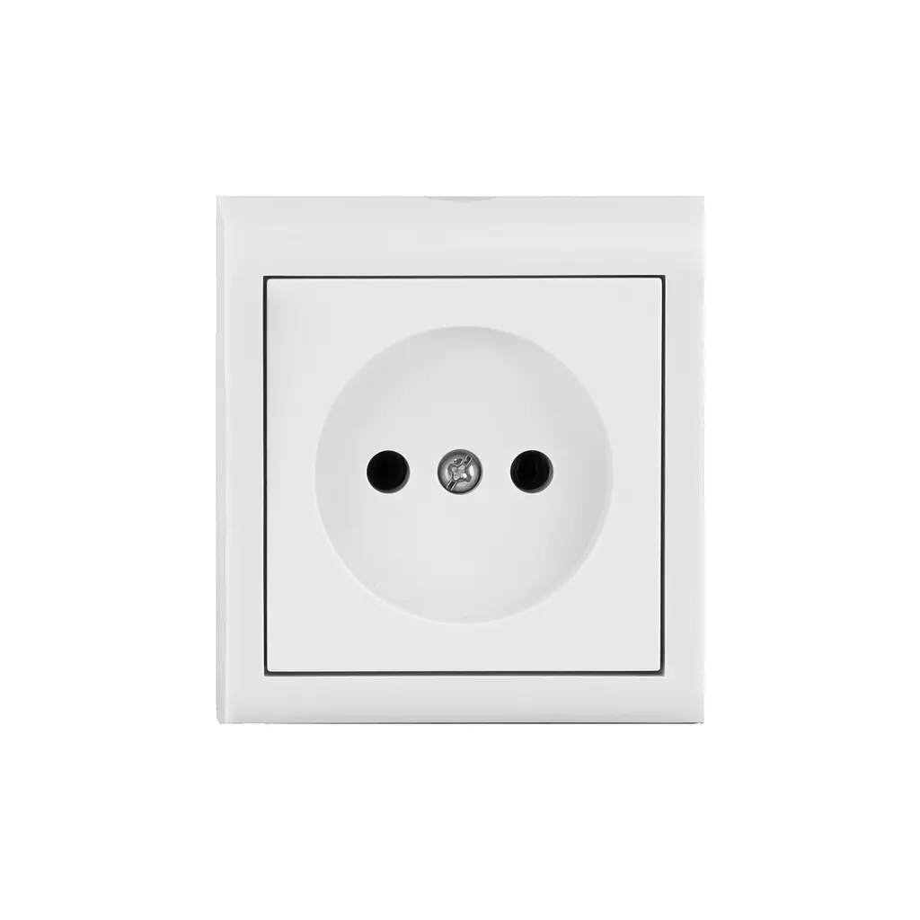 Розетка Ovivo Electric Nivo, одинарная, накладная, белая  - фото 2