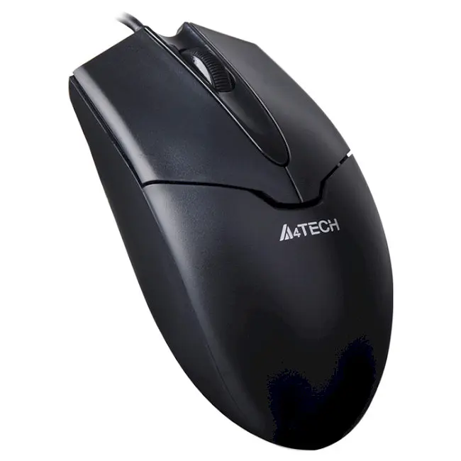 Миша A4Tech OP-550NU USB Black - фото 2