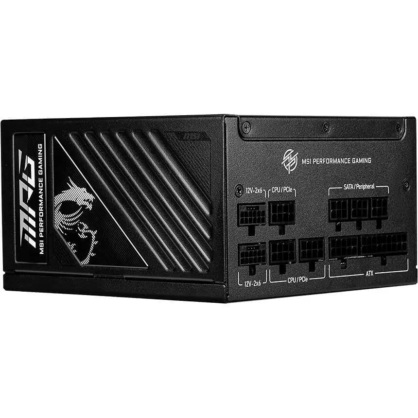 Блок живлення MSI MPG 850W PCIE5 80+ Gold (MPG A850GS PCIE5) Black - фото 3