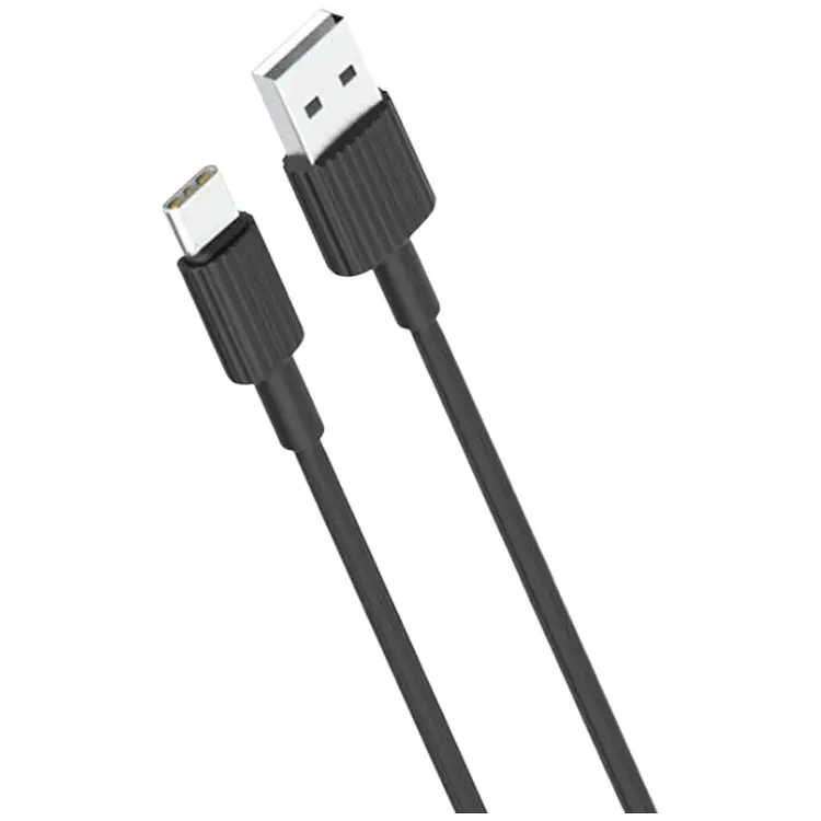 Кабель XO microUSB NB156 2.4A/1m Black