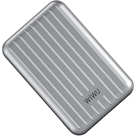 Внешний аккумулятор WiWU Trunk Series Magnetic PP02 Wireless Charger 5000mAh 20W Silver [104341] - фото 2