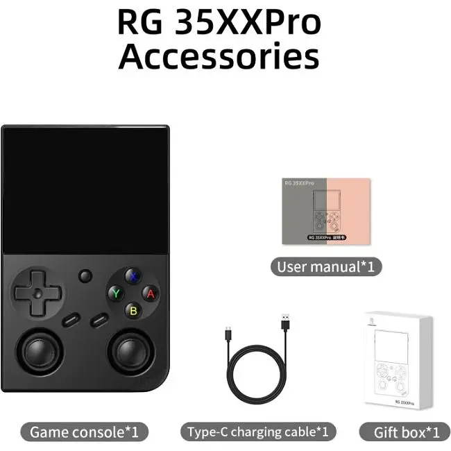Ретро ігрова приставка Anbernic RG35XX Pro 64GB Black [154466] - фото 7