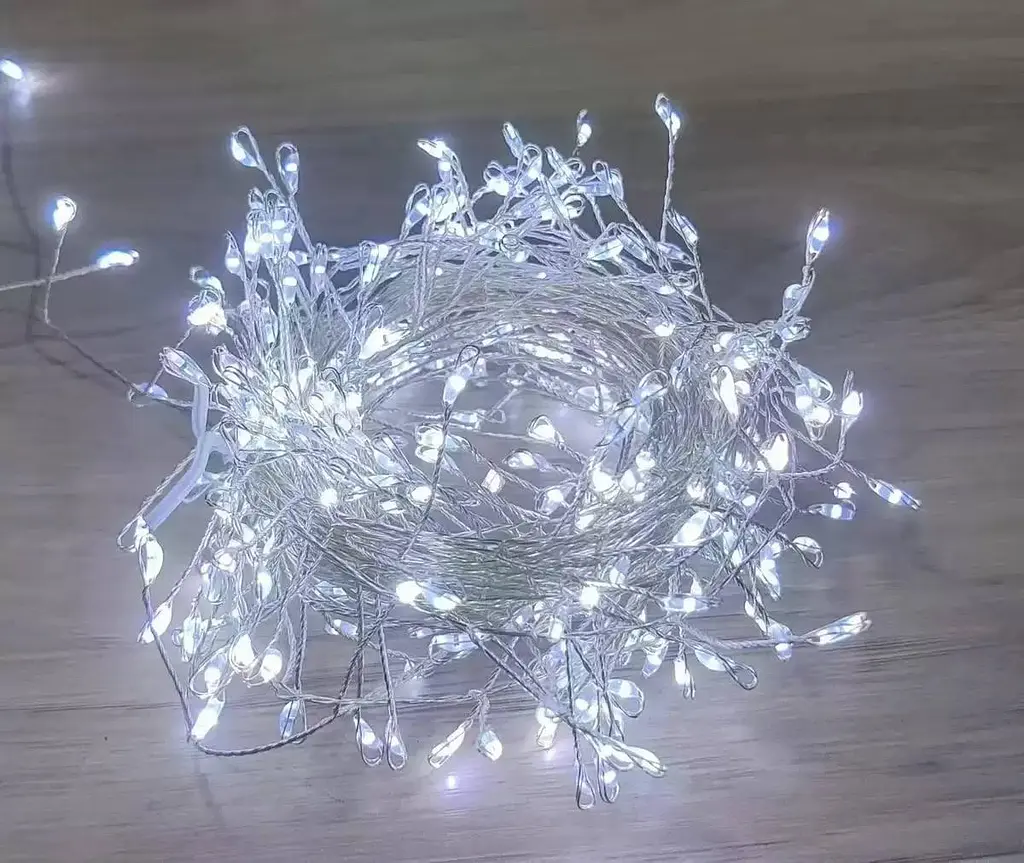 Гирлянда светодиодная от сети Роса Y-834W 19788 50 м 500 LED холодная белая - фото 5