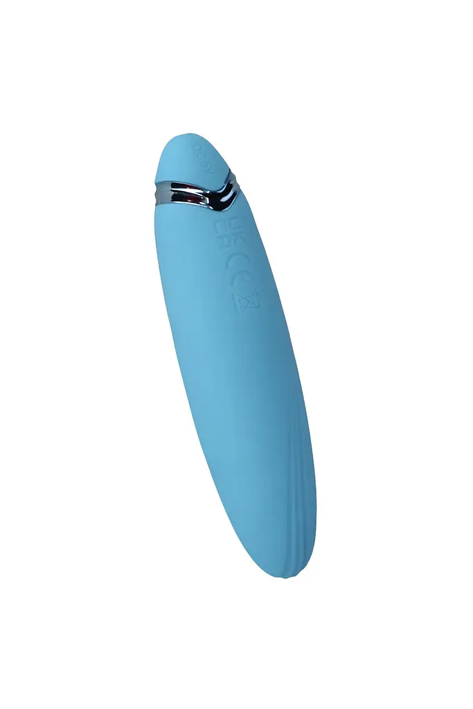 Вібратор FairyGasm PleasureArrow 11.5 см блакитний - фото 2