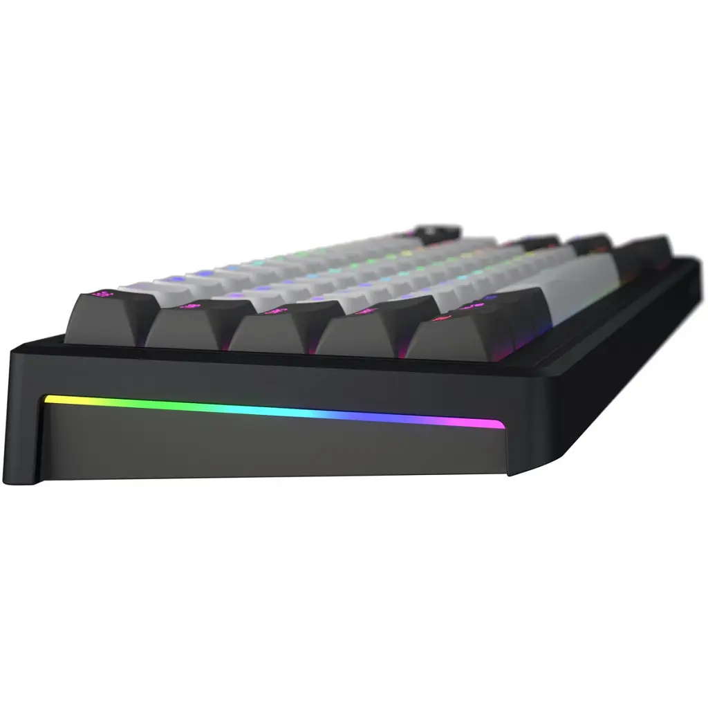 Клавіатура Hator Skyfall 65 Pro Aurum Vanila Silent RGB Wireless/Bluetooth/USB UA Grey/Black (HTK4160UA) - фото 6
