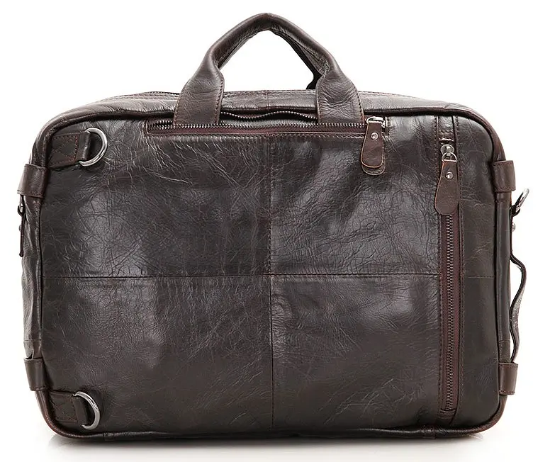 Сумка кожаная мужская Vintage 38х27х15 см sum0012448 - фото 8