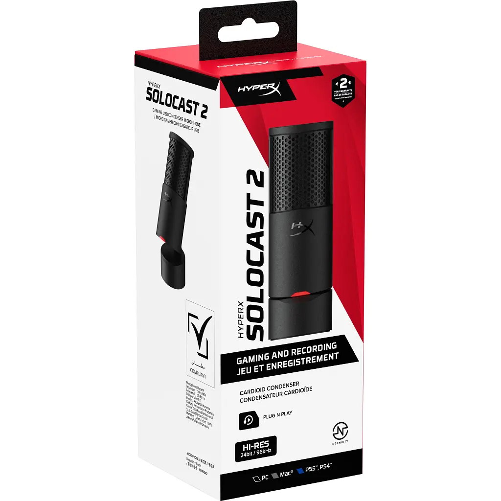 Микрофон HyperX SoloCast 2 Black (AR0A0AA) - фото 9