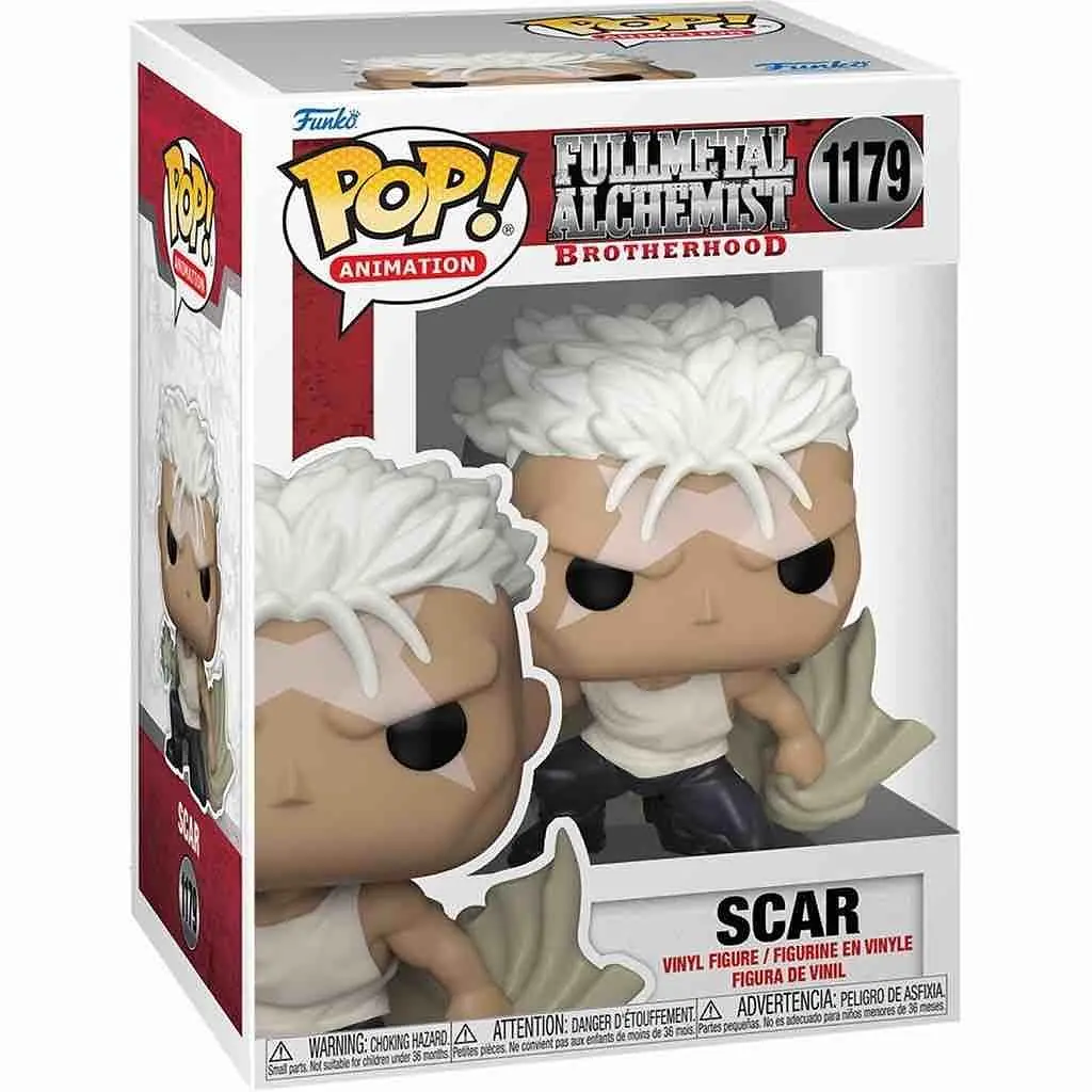 Фигурка Funko Pop Фанко Поп Fullmetal Alchemist Стальной алхимик Brotherhood - Scar Шрам 10 см FA BS 1179 - фото 3
