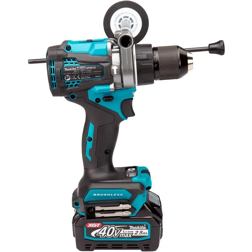 Дриль-шуруповерт Makita HP001GD201 40V 2x2.5Ah [89345] - фото 2