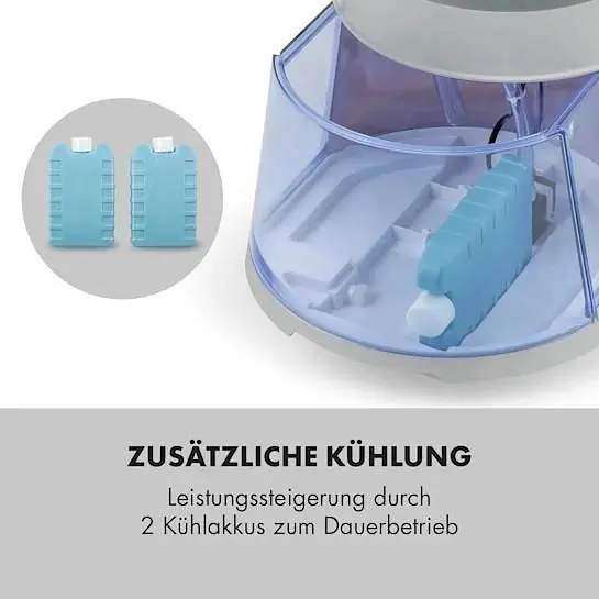 Мобильный кондиционер-вентилятор Klarstein Skyscraper Ice 4 в 1 (10034651) - фото 4