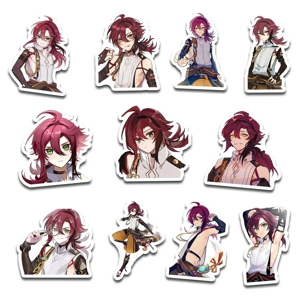 Стикерпак GeekLand Genshin Impact Shikanoin 45 штук (SP GI SH 01) - фото 4