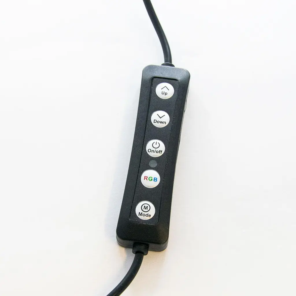 Світлодіодне кільце для селфі 20 см "LED RGB MJ20", кругла лампа для селфі від USB (селфі лампа) (ST) - фото 7