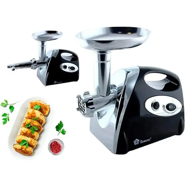 Мясорубка электрическая Domotec MS-2019 2400W с соковыжималкой черная (4334_1838) - фото 4
