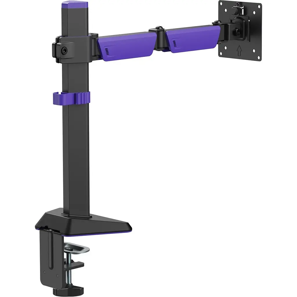 Настільне кріплення для монітора Gamepro MAG100V 17`-40` Black/Violet [148277] - фото 6