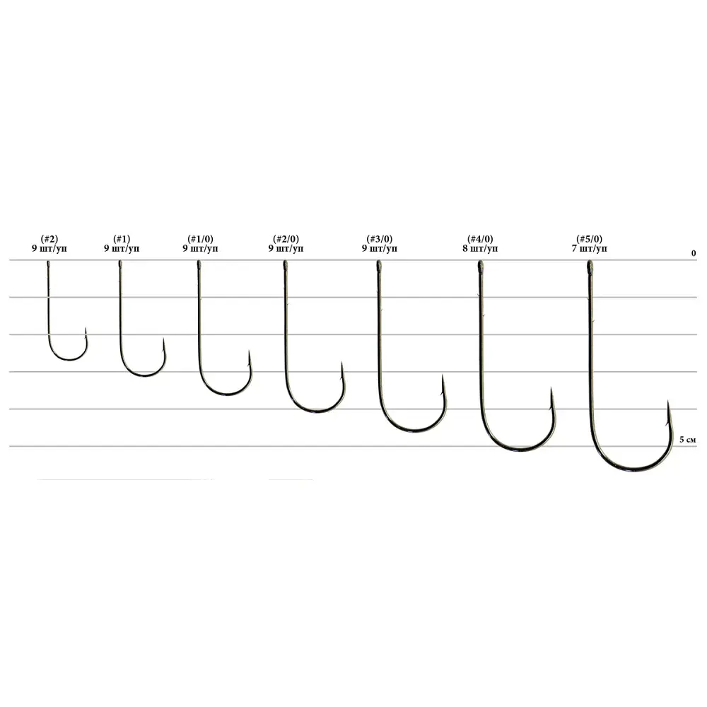 Гачок Decoy Worm4 Strong Wire 4/0 (8 шт/уп) - фото 2