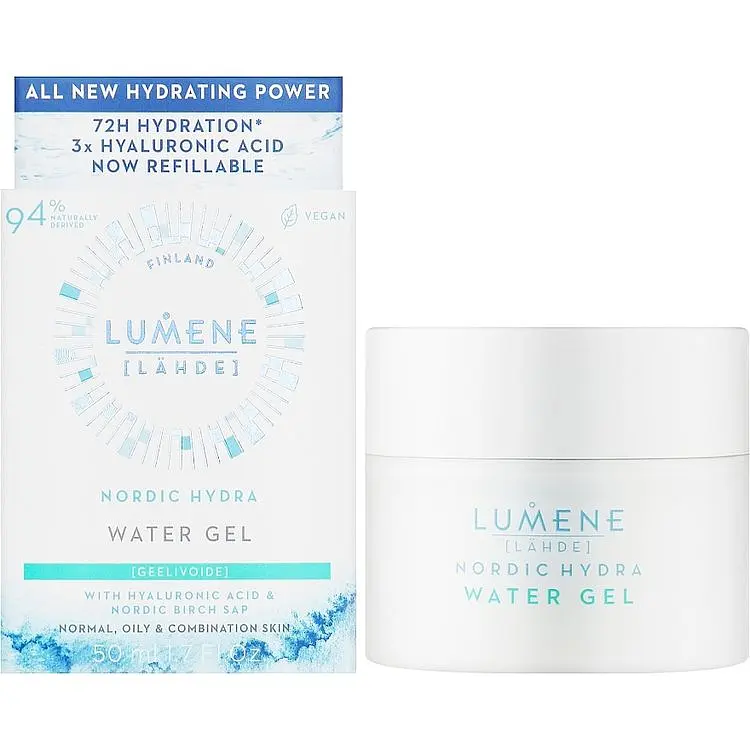 Аквагель для обличчя Lumene Nordic Hydra Water зволожуючий та освіжаючий 50 мл - фото 2