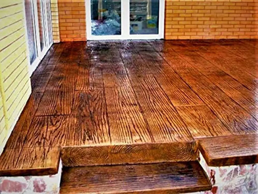 Гибкий полиуретановый штамп – форма для оттиска по бетону и штукатурке A.N.B. "ДОЩЕЧКИ" 1 шт - фото 4