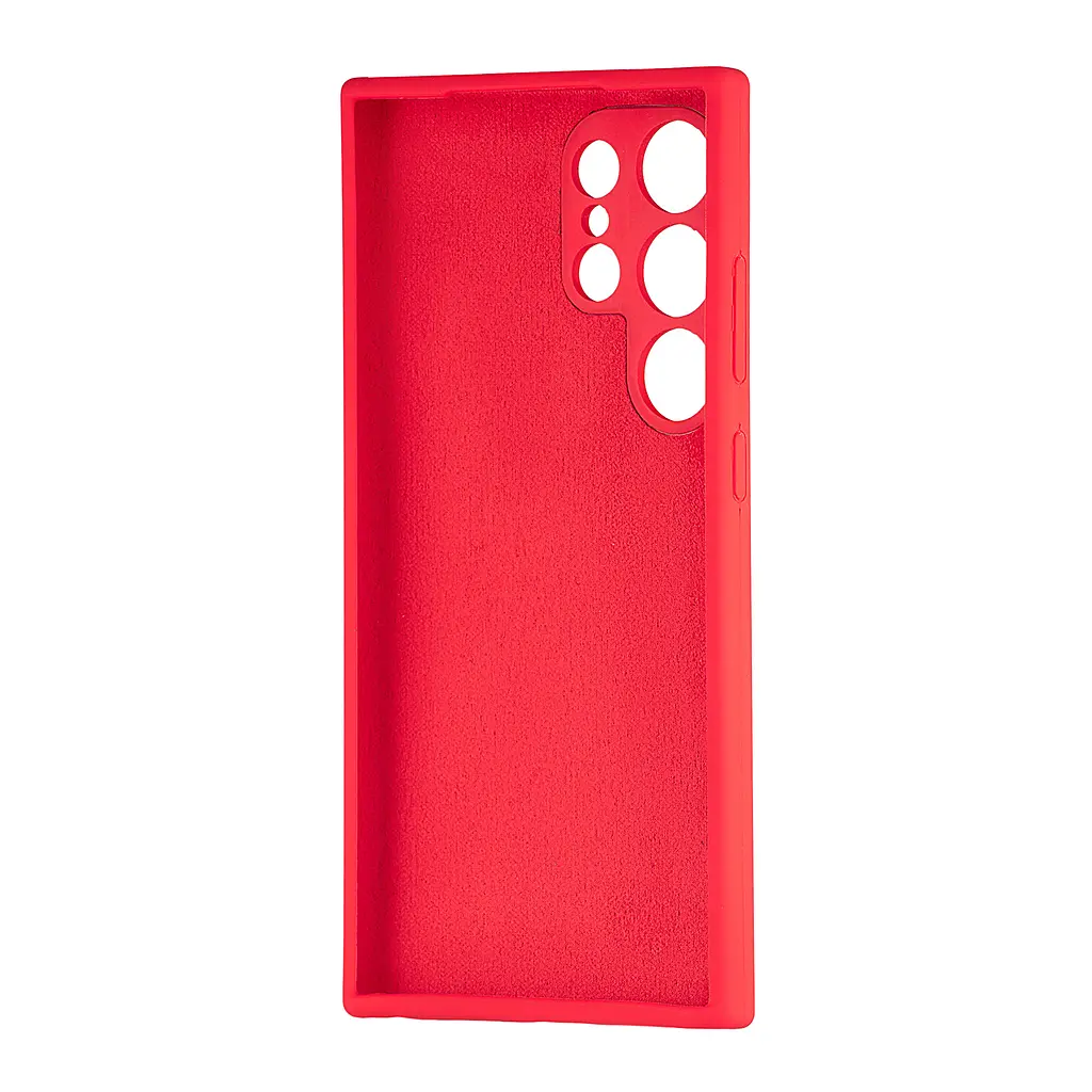 Чохол Silicone Case Samsung S24 Ultra (S928) Red - фото 2