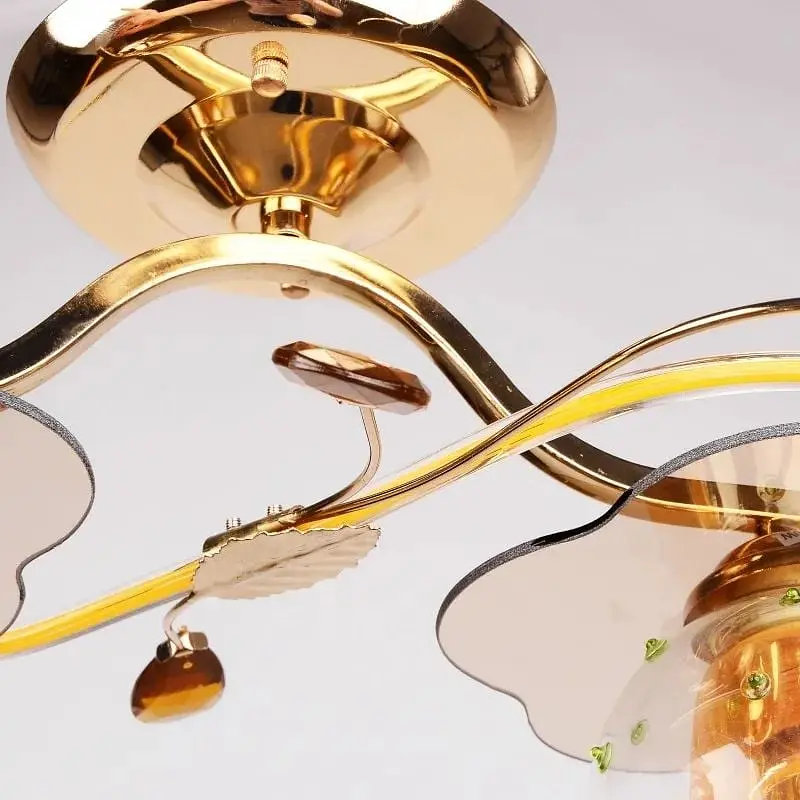 Люстра потолочная Brille для кухни E14 40W G (LK-358C/2) - фото 2