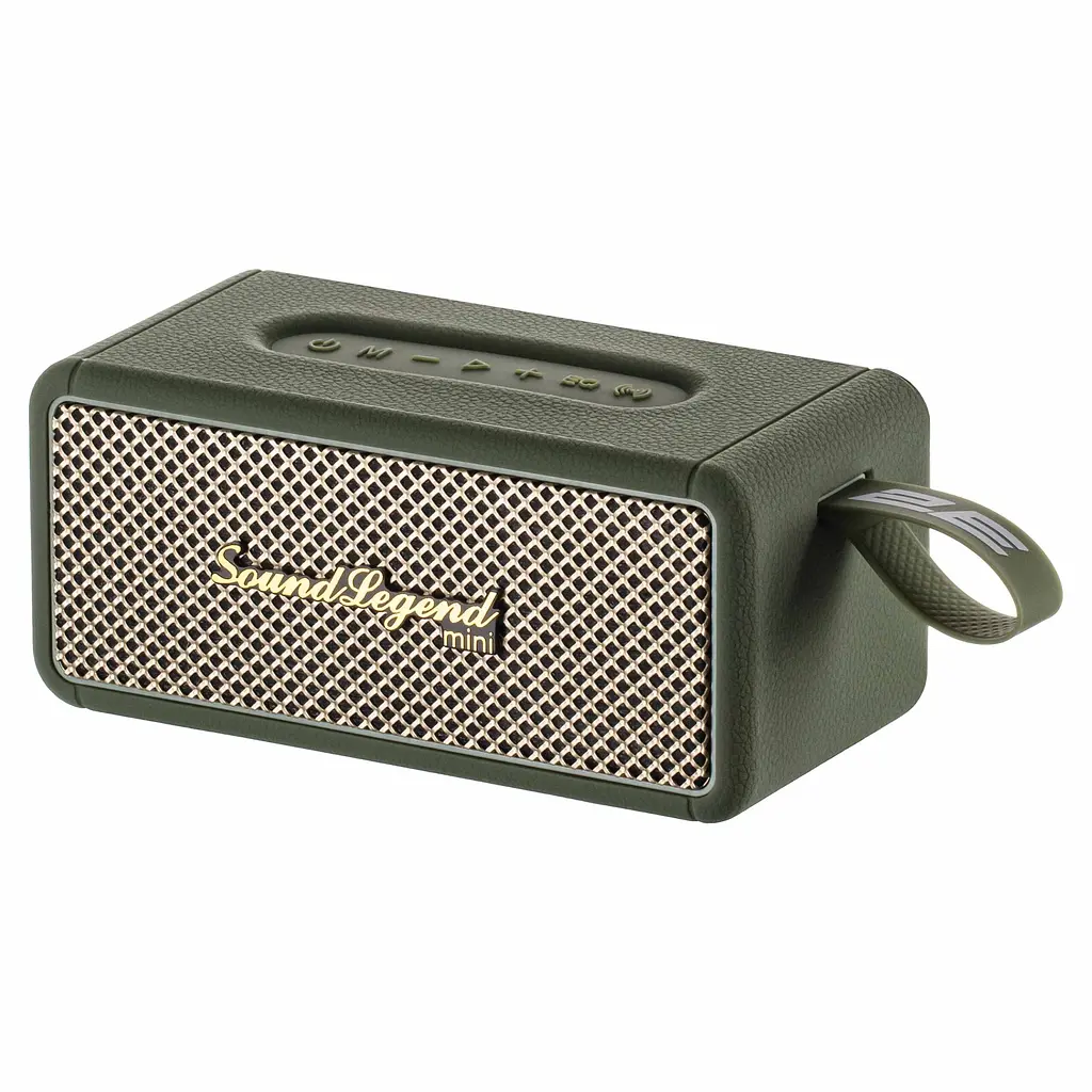 Портативная колонка 2E SoundLegend mini Green 40Вт, BT 5.3, TWS, FLAC, MP3, WAV, EQ, Power Bank, IPX6 - фото 2