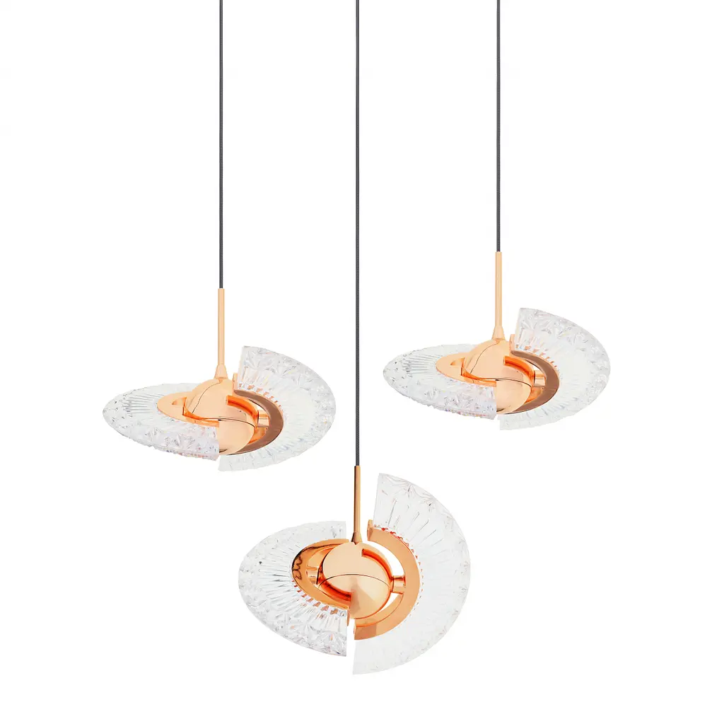 Світильник Brille підвісний LED Gold 36W BR-01 481S/3 - фото 4