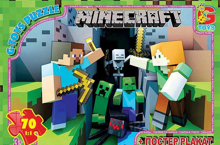 Пазли "Minecraft: пригоди", 70 ел Gtoys (MC778)