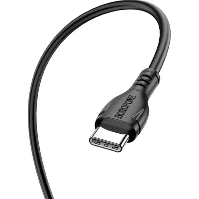 Дата кабель USB-C to USB-C 1.0m 60W Triumph BX51 black BOROFONE (6931474751669) - фото 3