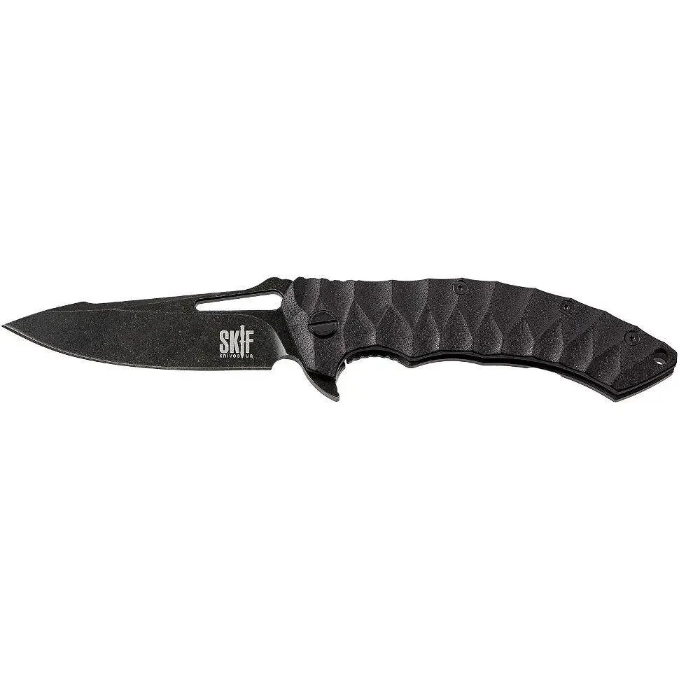 Ніж Skif Shark II Чорний Stonewash чорний 421SEB - фото 3